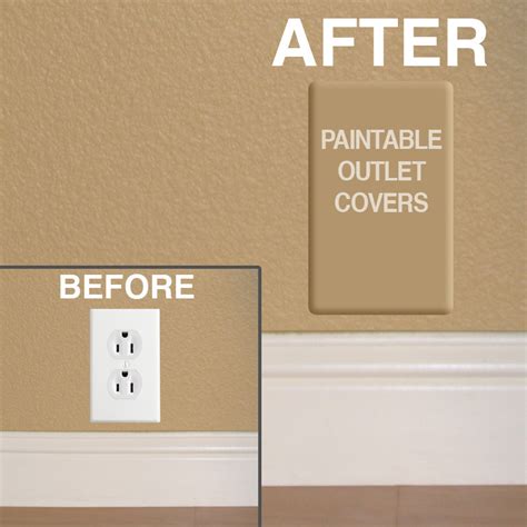 cover for electrical box to paint|paintable electrical outlets.